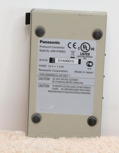 Panasonic AW-IF400G PROTOKOLLKONVERTER für AW-PH400 - Bild 3 von 3