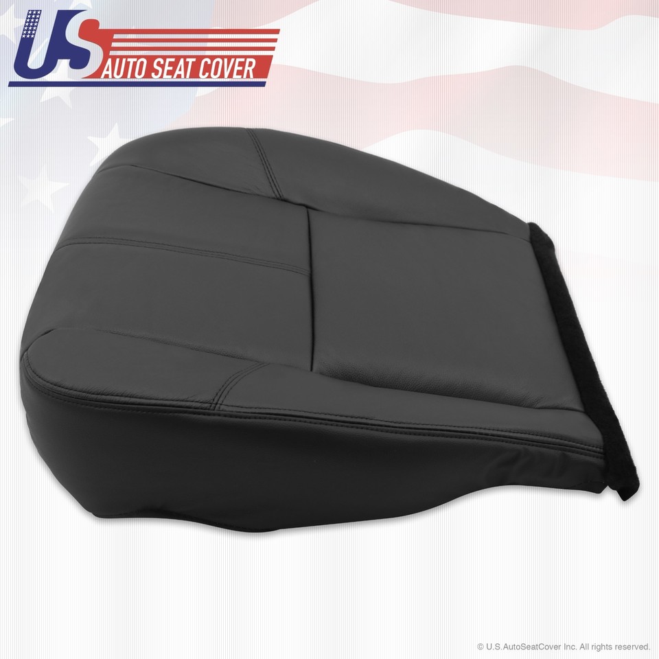 2007 To 2012 Chevy Silverado Driver Bottom Leather Seat Cover Black - Foto 6