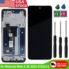 Replacement LCD Touch Screen Digitizer Frame For Moto G 5G 2025 XT2513 XT2513V