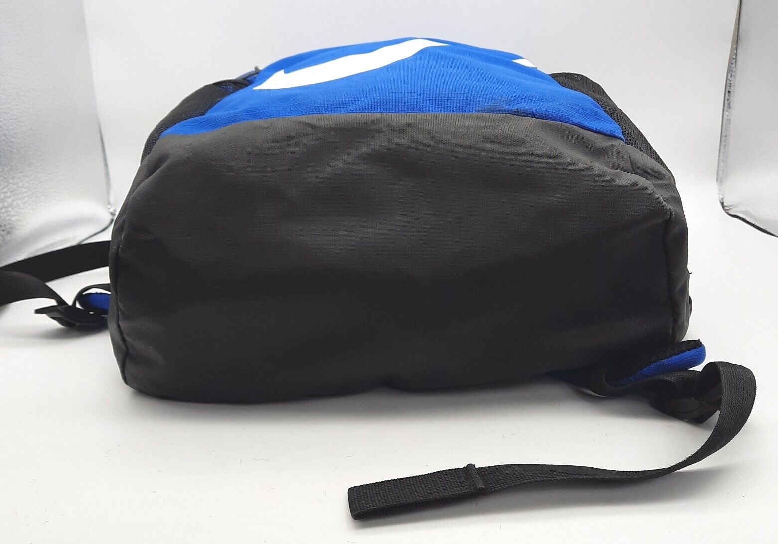 Nike Swoosh Logo Backpack Medium Size Blue White - image 12