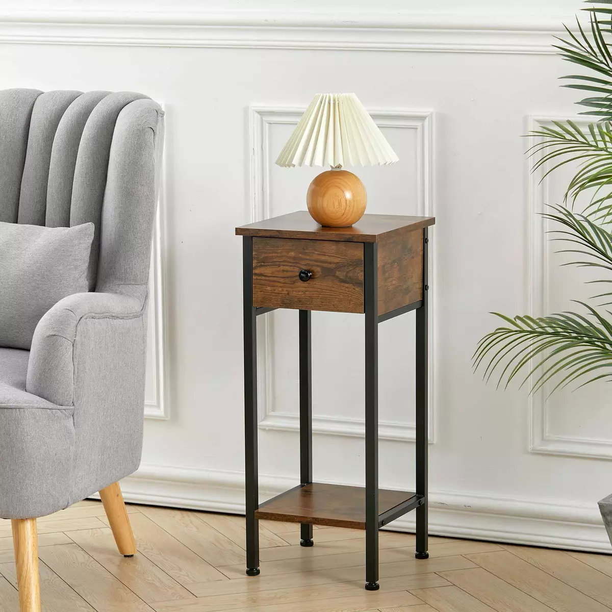 Narrow tall online nightstands with drawers