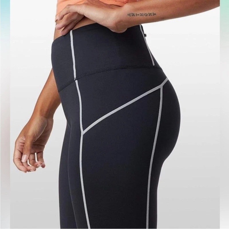free-people-movement euc black and white leggings