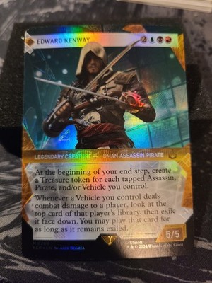 Edward Kenway (Showcase) (Textured Foil) Universes Beyond: Assassin's Creed Foil