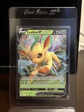 Leafeon V 013/159 2023 SWSH: Crown Zenith Holo Rare Pokemon Card NM - M