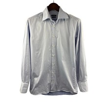 Men s SuitSupply Size 38/15 Light Blue Button Up Shirt