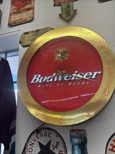 Vintage Budweiser Electric Lighted Wall Clock...