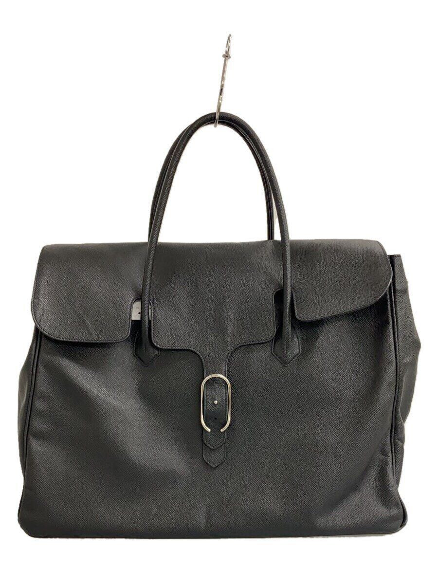 Cisei tote bag flap leather Black solid Used | eBay Cisei tote bag flap leather Black solid Used | eBay