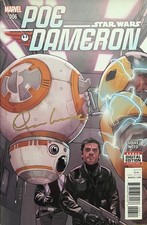 Star Wars Poe Dameron OSCAR ISAAC SIGNED Comic Book