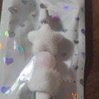 White Star Plush Topper Ballpoint Pen Chrome Trim Black Ink Plastic New — photo 3