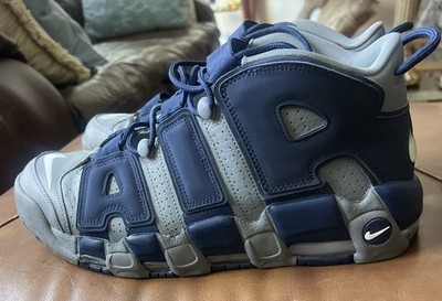 Nike Air More Uptempo '96 Georgetown Grey Navy Men's Size 12