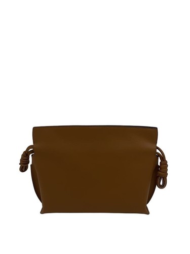 LOEWE shoulder bag leather Brown plain Used