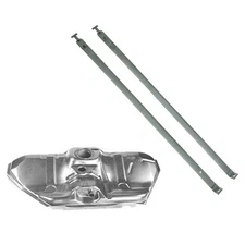 Fuel Gas Tank 15 Gallon w/ Straps Kit Set for Chevy Oldsmobile Pontiac