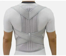 Adjustable Posture Corrector Low Back Support Shoulder Brace Belt for Men Women