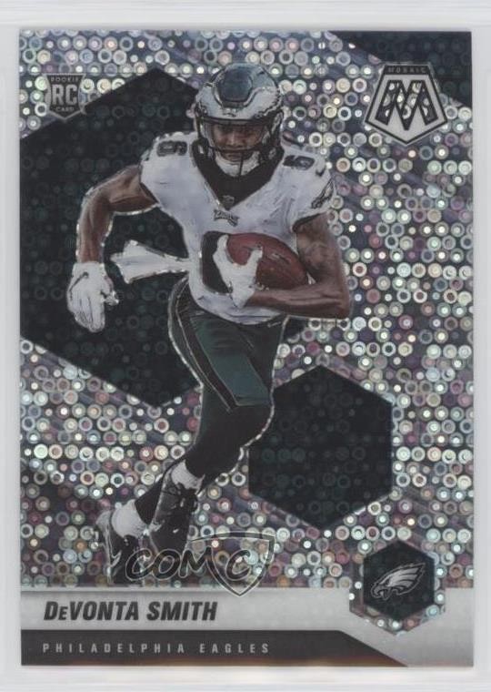 2021 Panini Mosaic Rookies No Huddle Silver Prizm DeVonta Smith #305 0u8k