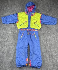 Obermeyer Vtg Kids Snowsuit Sz 4 Preschool Girls 80s 90s