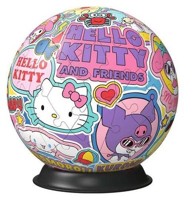 Puzzle (72 T.) Hello Kitty - 3D Puzzle-Ball (Ravensburger) NEU/OVP