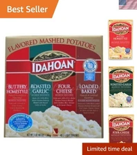 Gluten-Free Flavored Mashed Potatoes - 12 Pouch Variety of 4 Servings Each