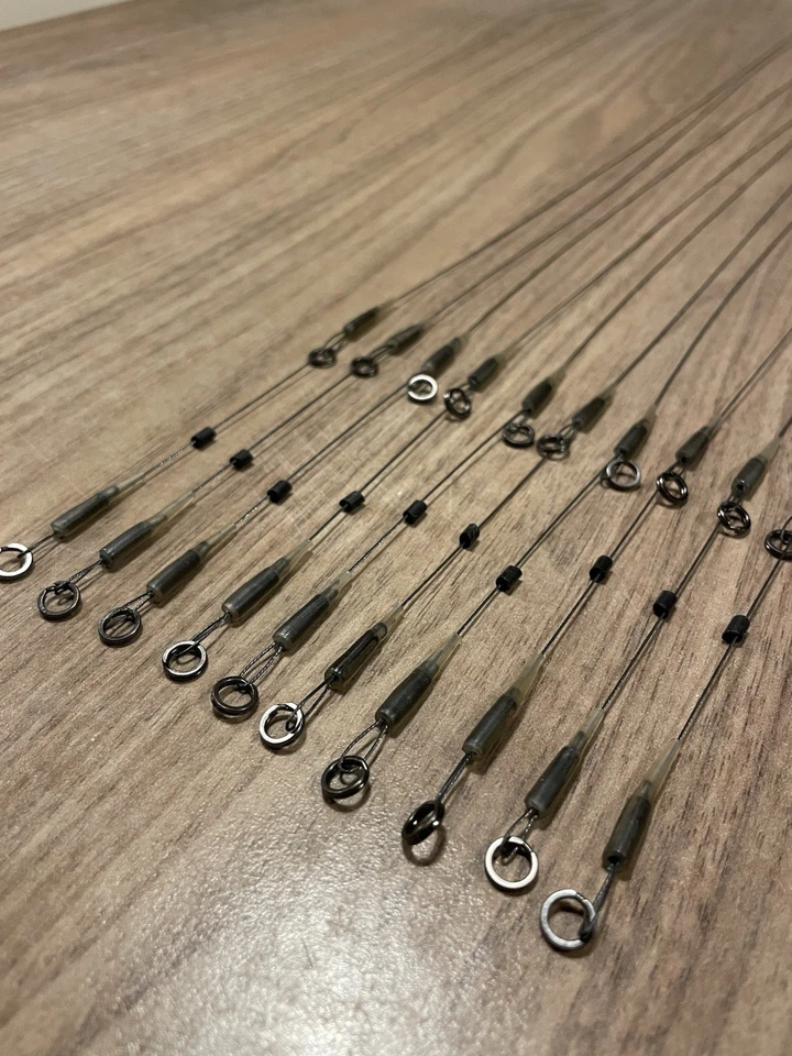 Predator X Titanium Pike Trace 5 Pack 24” x 3.5”Ring Space 42lb Nitinol Deadbait - Image 2 of 3