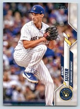 2020 Topps Brent Suter #477 Milwaukee Brewers