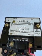 SQUARE D # 8536SBO1, SER. A / SIZE 0, 2 POLE, 1 PH, MOTOR STARTER,(NEW NO BOX).