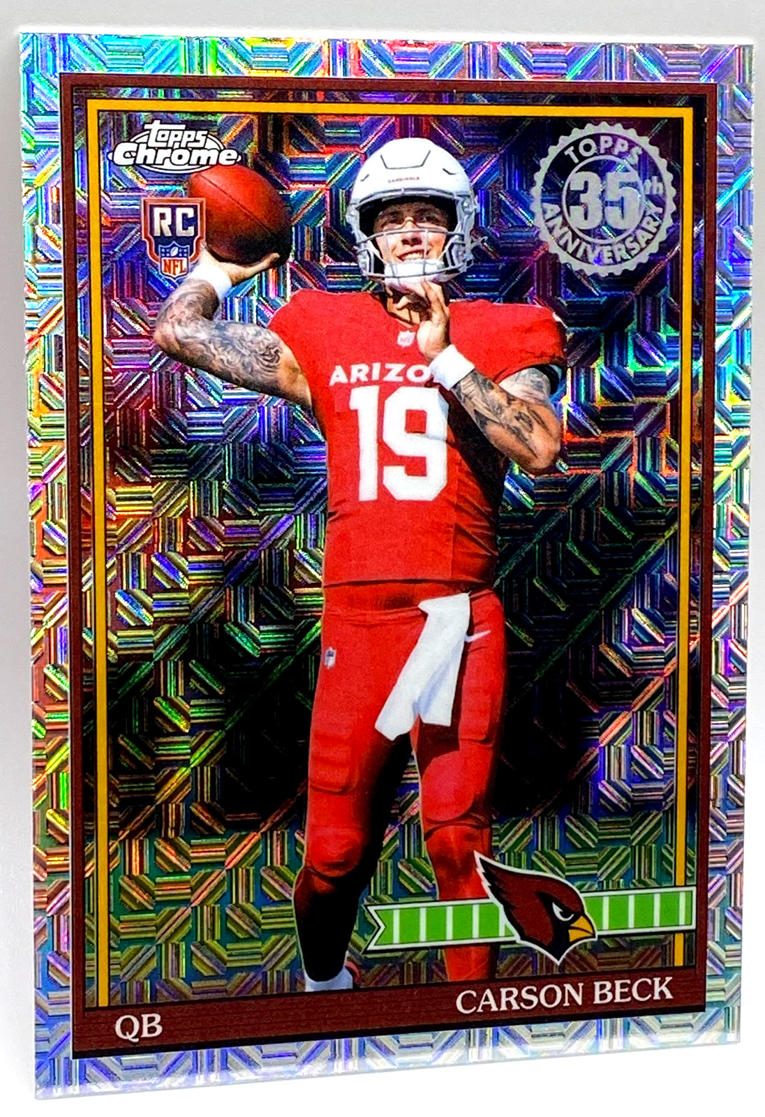CARSON BECK RC SHORT PRINT 1991 35TH ANNIV CHROME ROOKIES / 2026 TOPPS #91TRC-5
