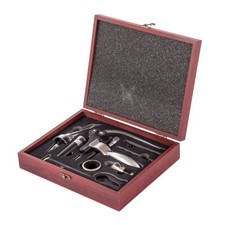 9pc Wine Opener Accessory Gift Set with Rabbit Corkscrew Bottle Pourers Stopper