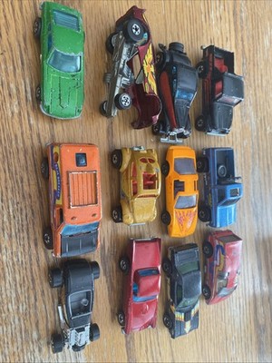 Black wall vintage hot wheels well played with