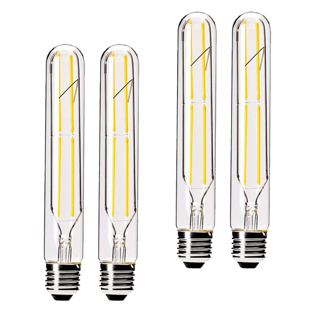 Dimmable 6W Tubular LED Bulbs, 3000K Warm White,Edison Style