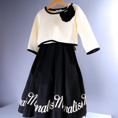 MONNALISA Dress Bolero Set 8 Kawaii formal Made in Italy