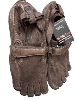rare Vibram fivefinger kso trek m241 brown leather size mens 44 brand new in box