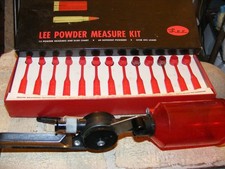 2 Lee Powder Measures, Perfect drum Dipper Kit, Used Reloader Tools