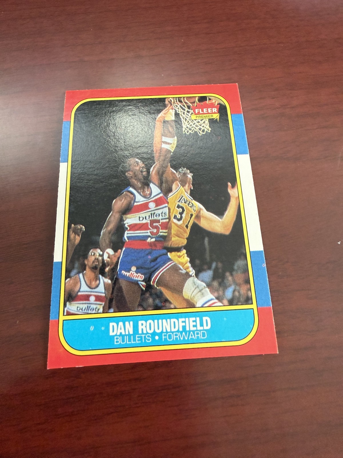 1986-87 Fleer #95 Dan Roundfield. NRMT