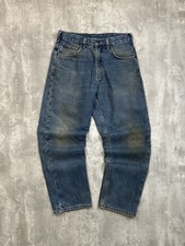 Vintage Dickies Distressed Dark Wash Denim Workwear Pants Size 31