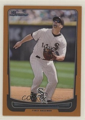 2012 Bowman Orange Border 77/250 Paul Konerko #38 03rk