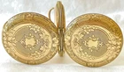 Antique 1901 Elgin 12S Full Hunter Gold Filled Pocket Watch Working keep time