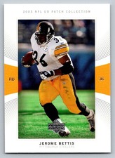 2003 UD Patch Collection  Jerome Bettis 36