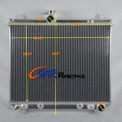 Aluminum Radiator For 2000-2006 Daihatsu Terios J1 1.3 i 16V 4WD Turbo (140 Hp)