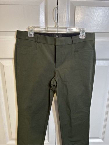 NWT Banana Republic Sloan Pants Women’s Size 8 Olive Mid Rise - Picture 5 of 10