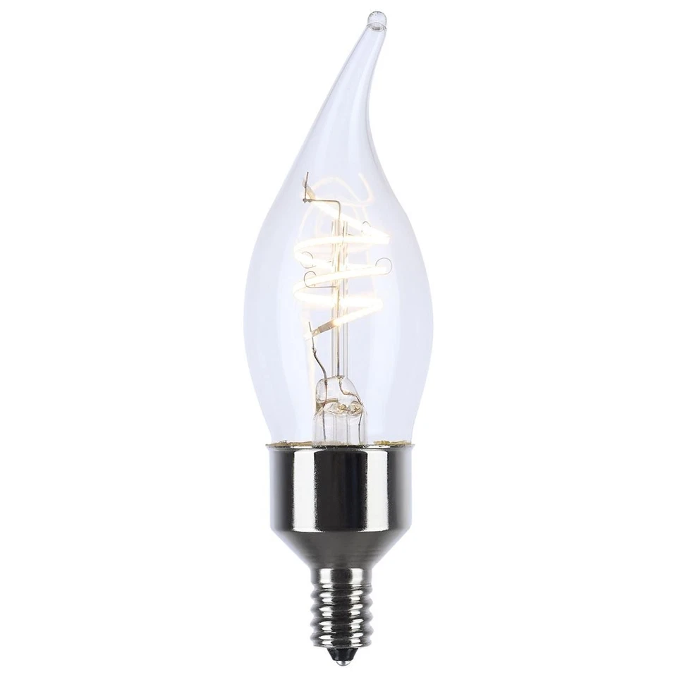 Satco S10524 - 4 Watt LED CA11 Coil Light Bulbs - 2700K (2, 4, 12 or 48 Bulbs) - Image 4 of 4