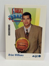 Brian Williams RC SkyBox 1991-92 NBA Draft Rookie #522 Bison Dele Orlando Magic