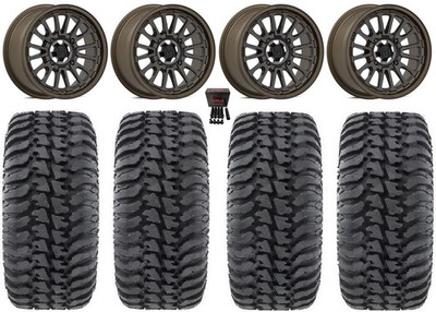 Valor V14 15'' Wheels Root Beer 30'' Regulator Tires Can-Am Defender