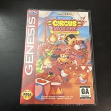 The Great Circus Mystery Starring Mickey & Minnie Sega Genesis New Sealed Shrink