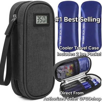 Insulin Cooler Travel Case TSA Approved with Temperature Display Medicine Cool