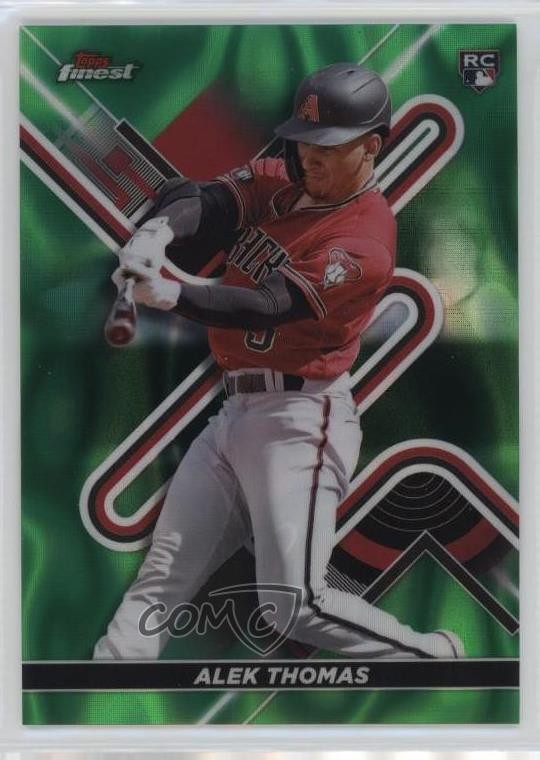 2022 Topps Finest Green Lava Refractor 88/99 Alek Thomas #43 Rookie RC 04ln