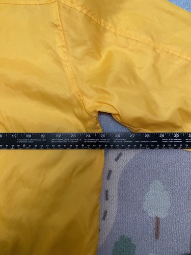 Rare Vintage Y2K Mossimo Golden Yellow Windbreaker Coach Jacket Work Type Korea - Picture 9 of 11