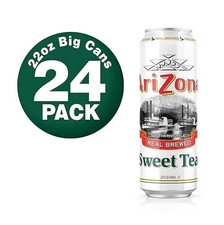 Arizona Sweet Tea 22 fl oz Cans 24 Pack Iced Tea Drink
