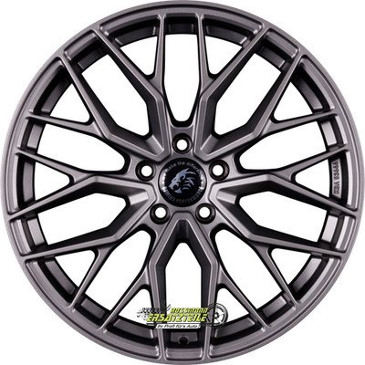 4x Damina Performance DM20 grey matt 8.5x19 ET30 - LK5/112 ML66.6 Felge Alu