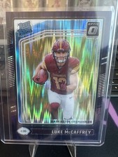2024 Donruss Optic Purple Shock Luke McCaffrey Rated Rookie Commanders #268