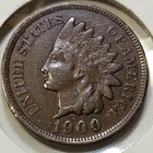 1900 Indian Head Cent - F/VF