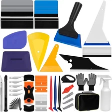 30 Pcs Car Window Tint Tools Kit - Professional Vinyl Wrap & Window Film Install